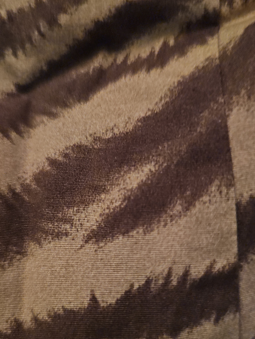 Jones New York Country Brown and Cream Animal-Print Top - Picture 3 of 5